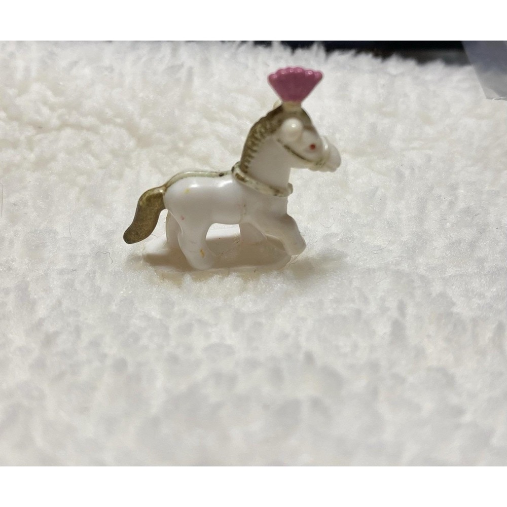 Vintage 1992 Bluebird Polly Pocket Starlight Castle White Horse Pony